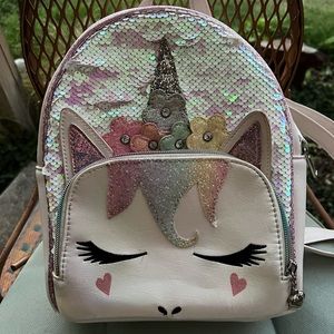 Miss Gwen’s Accessories Unicorn Sparkle Mini Backpack